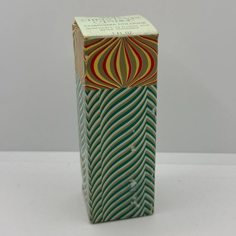 Avon Christmas Candle Charisma‎ Cologne, Vintage Holiday Collectible Vintage